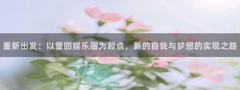 人生就是搏3平台注册：重新出发：以重回娱乐圈为起点，新的自我与梦想的实现之路